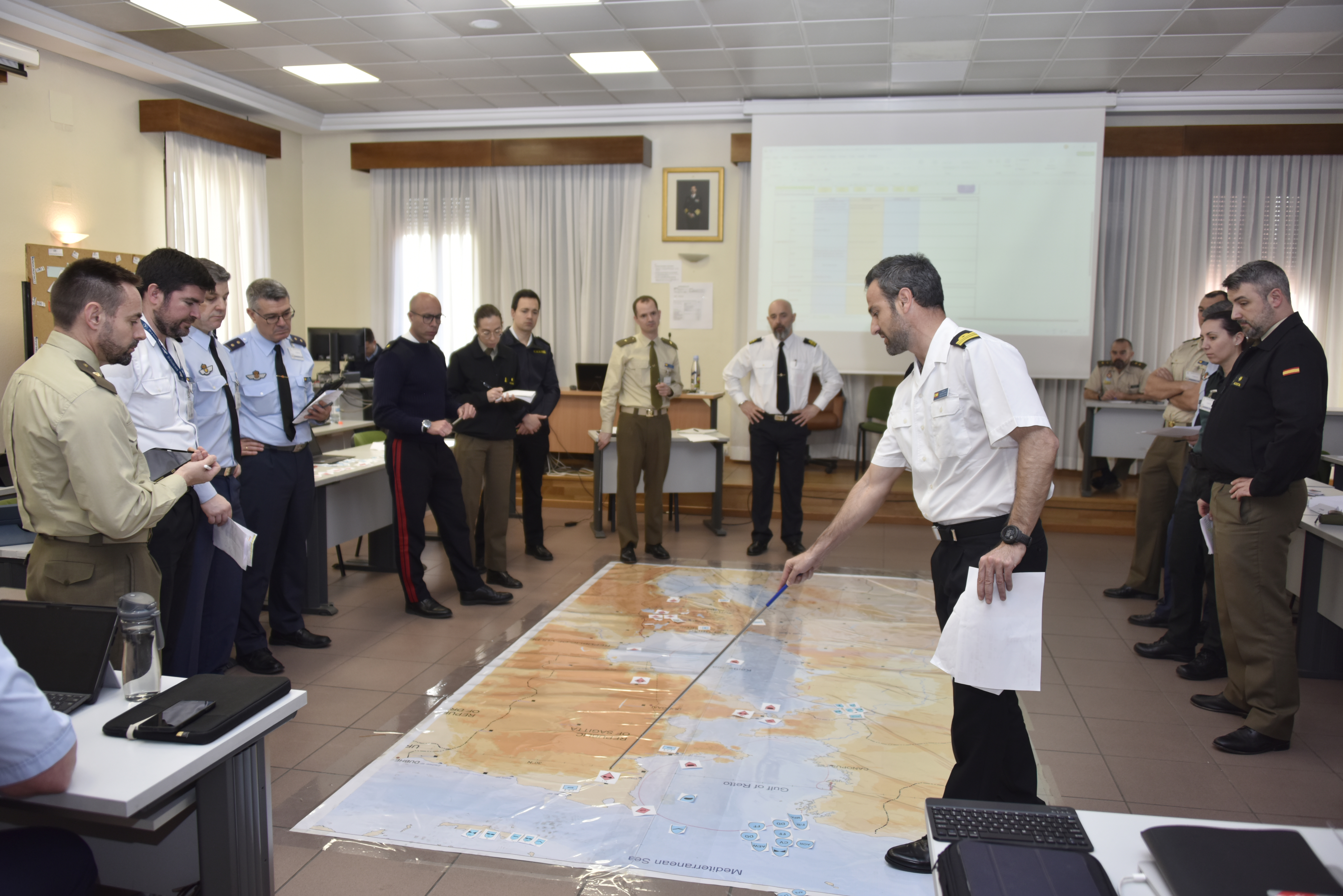 Alumnos en el ejercicio