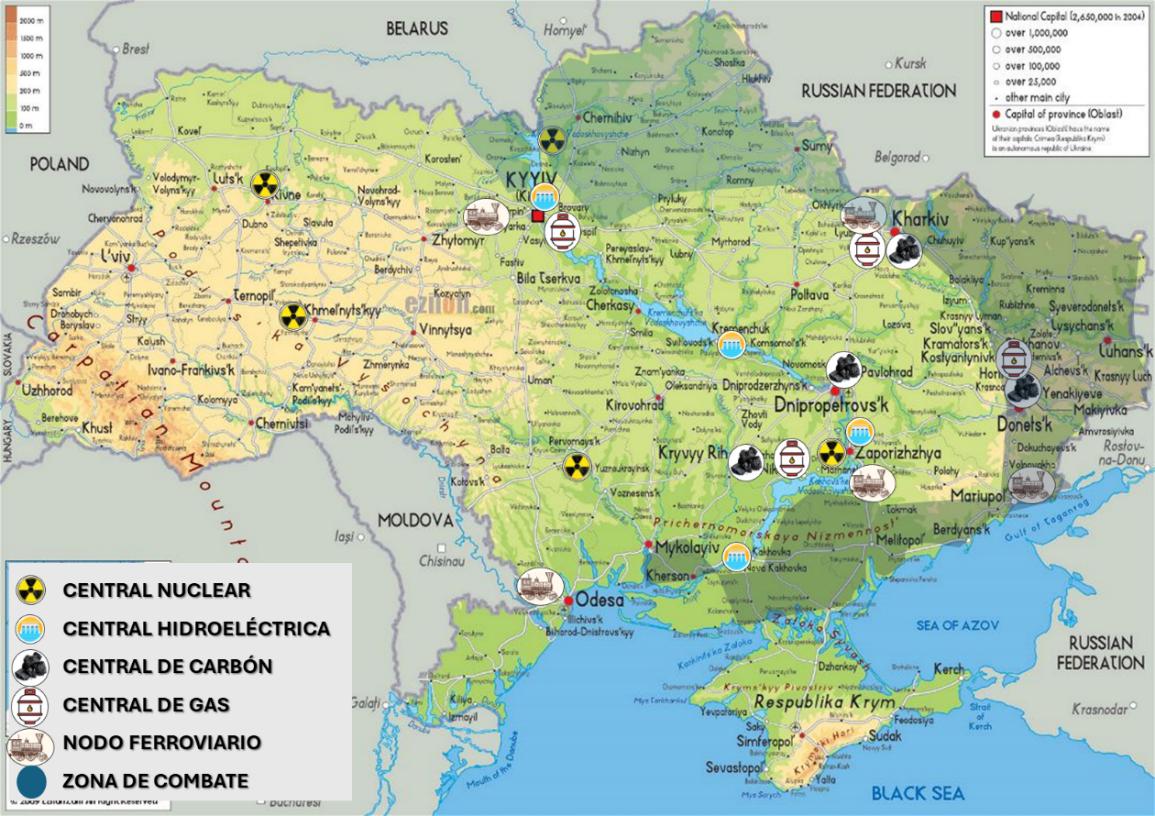 Mapa delimitación espacial de las operaciones