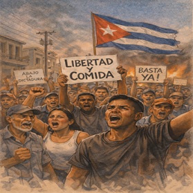 Manifestaciones en Cuba. Elaboración propia