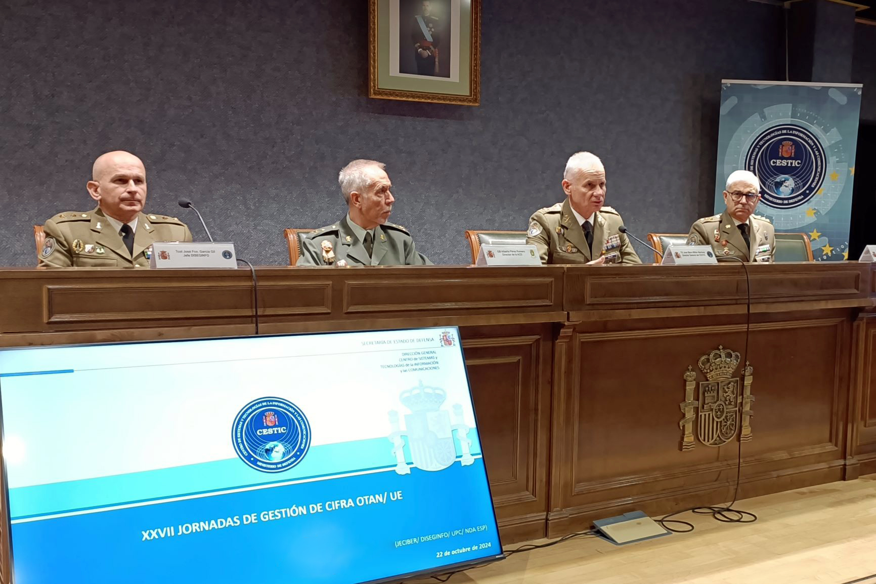 Finalizan las jornadas de gestión de material de cifra de la OTAN y la UE