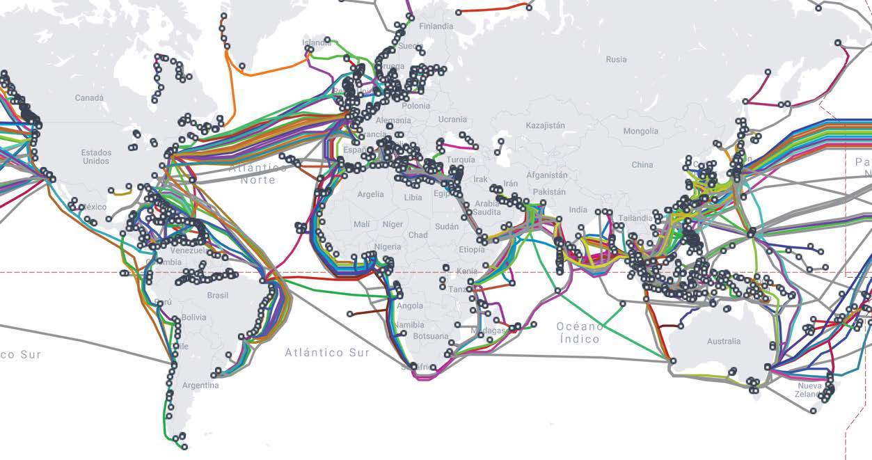 Cables submarinos (actualización octubre de 2025)