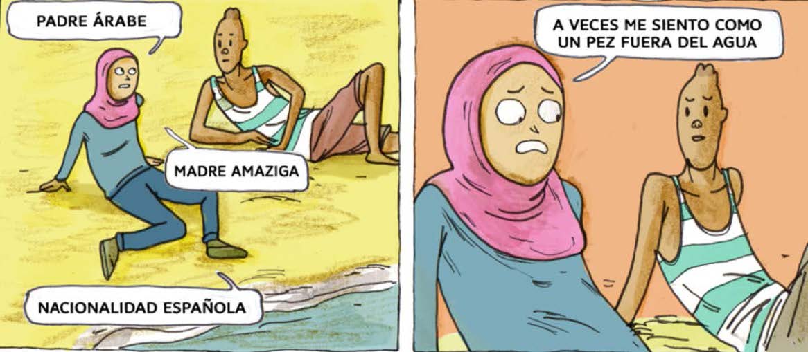 viñeta del cómic de Las Afueras