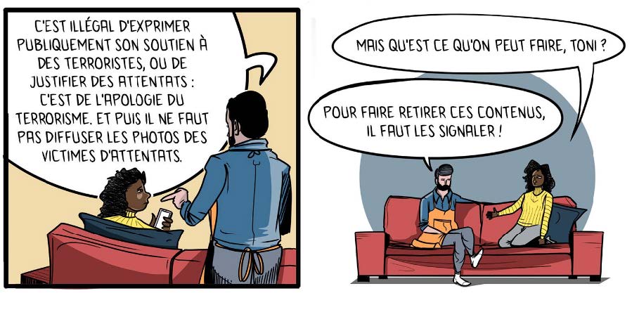 Les bandes dessinées de Point de Contact