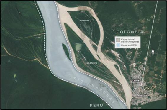 Estado actual del cauce del río Amazonas y su proyección para el 2030
