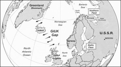 GIUK Gap durante la Guerra Fría