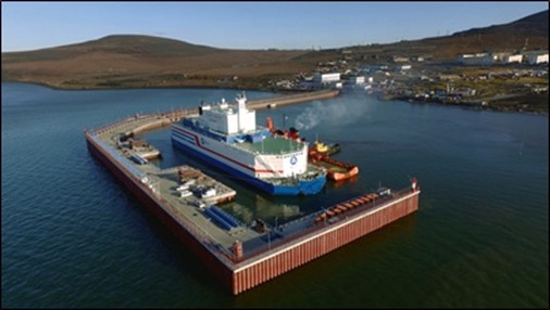 Central nuclear flotante en Pevek