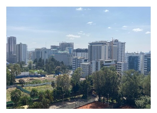 Paisaje del centro de Adís Abeba
