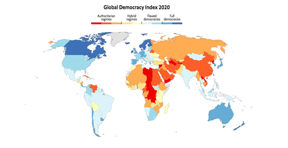 Índice de la democracia global 2020