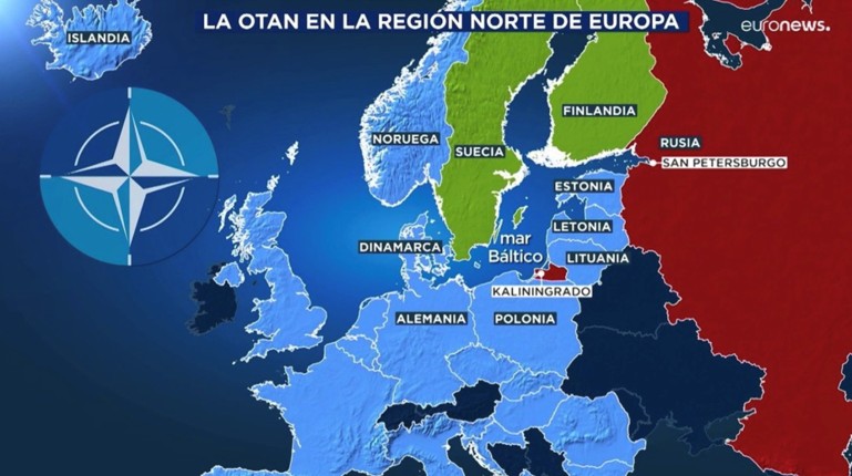 Países de la OTAN que rodean el Báltico