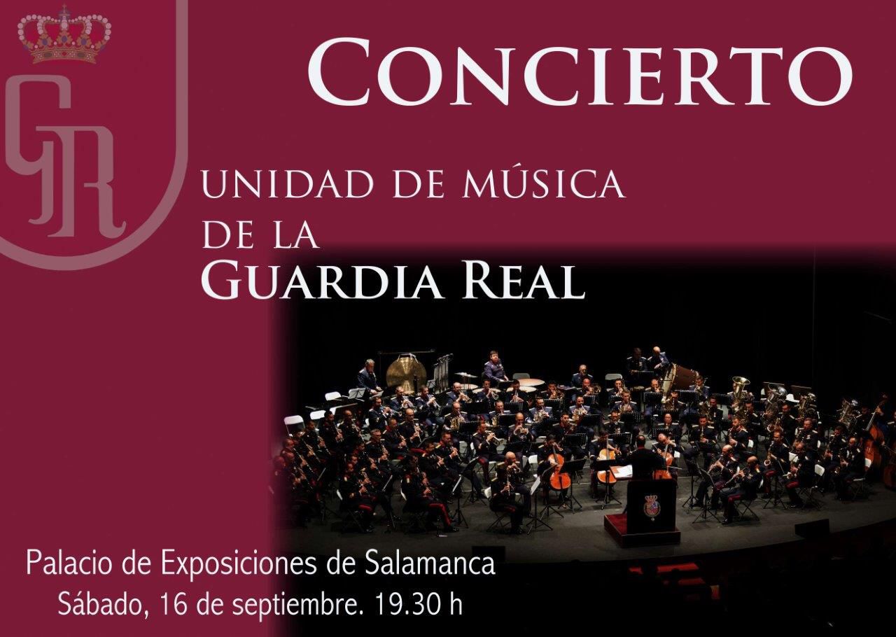 Cartel del concierto en Salamanca