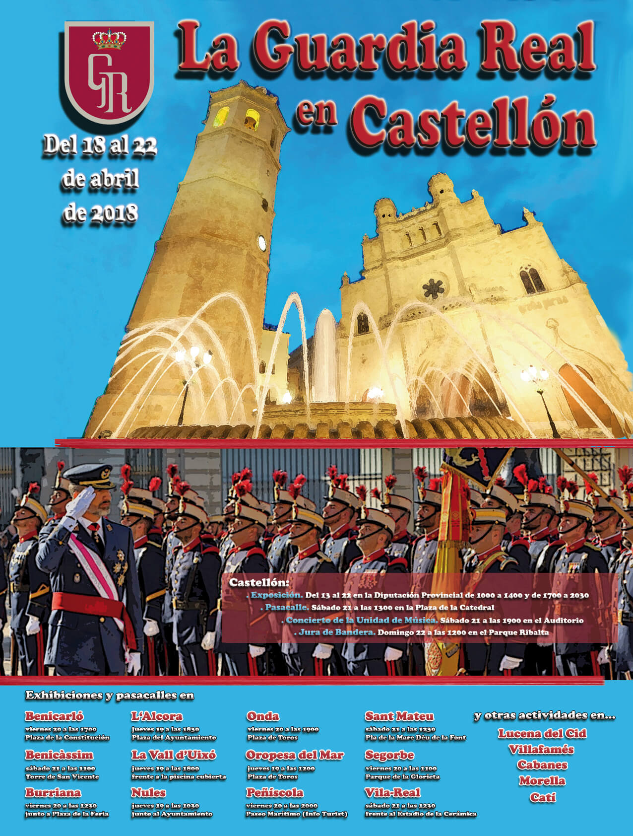 Cartelería del ejercicio Castellón 2018