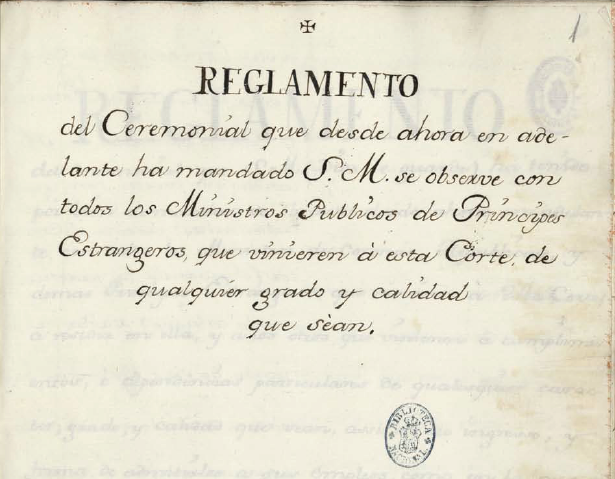 Reglamento de Ceremonial de 1717