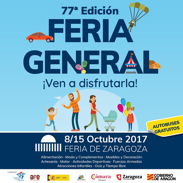 Cartel anunciador de la Feria General de Zaragoza