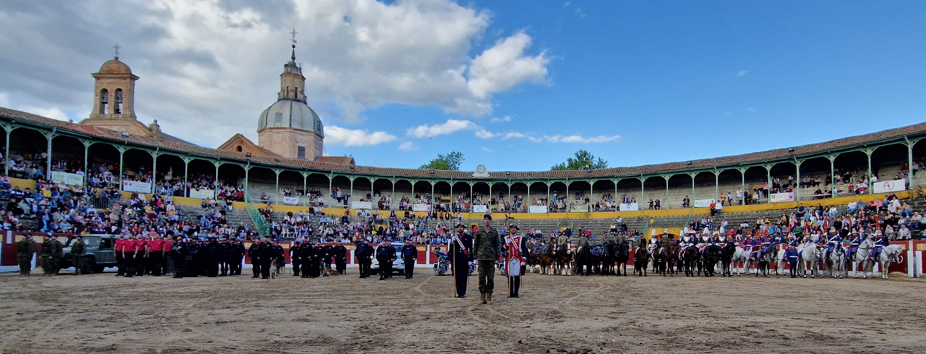 El Núcleo de Exhibiciones del Grupo de Escoltas participante en Talavera de la Reina