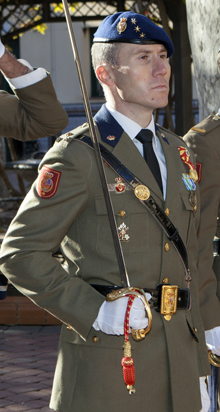 Uniformidad del Ejército de Tierra en la Guardia Real
