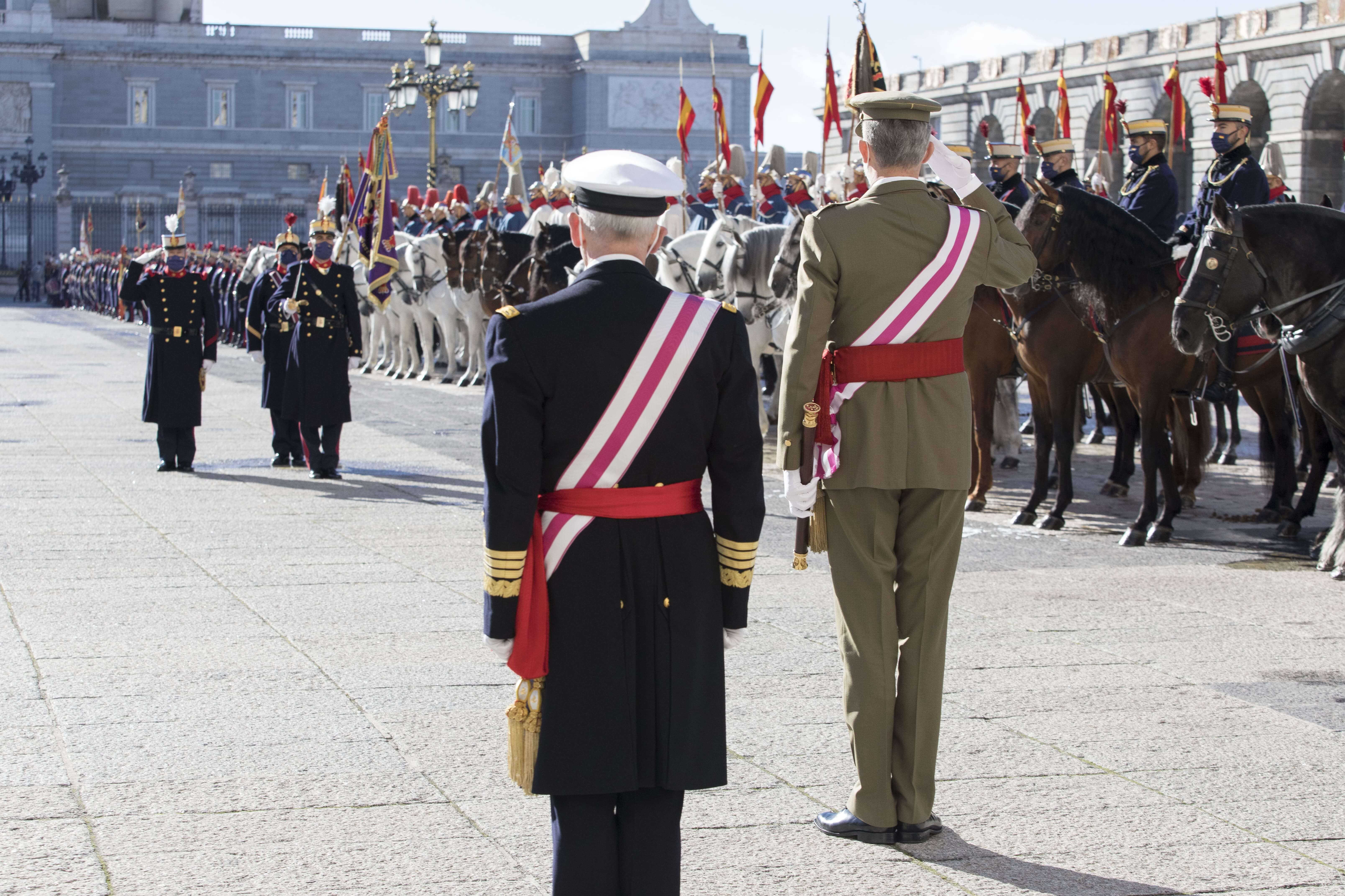 Novedades a S. M. el Rey en la Pascua Militar 2022