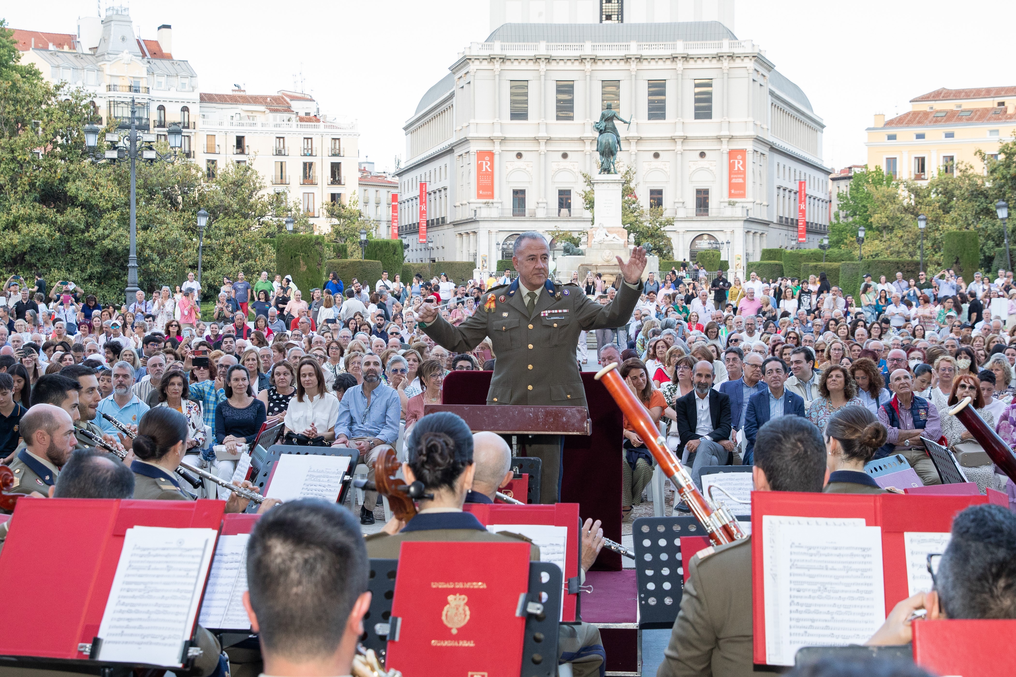 Concierto de la Unidad de Música durante los ciclos Primavera Musical en Palacio