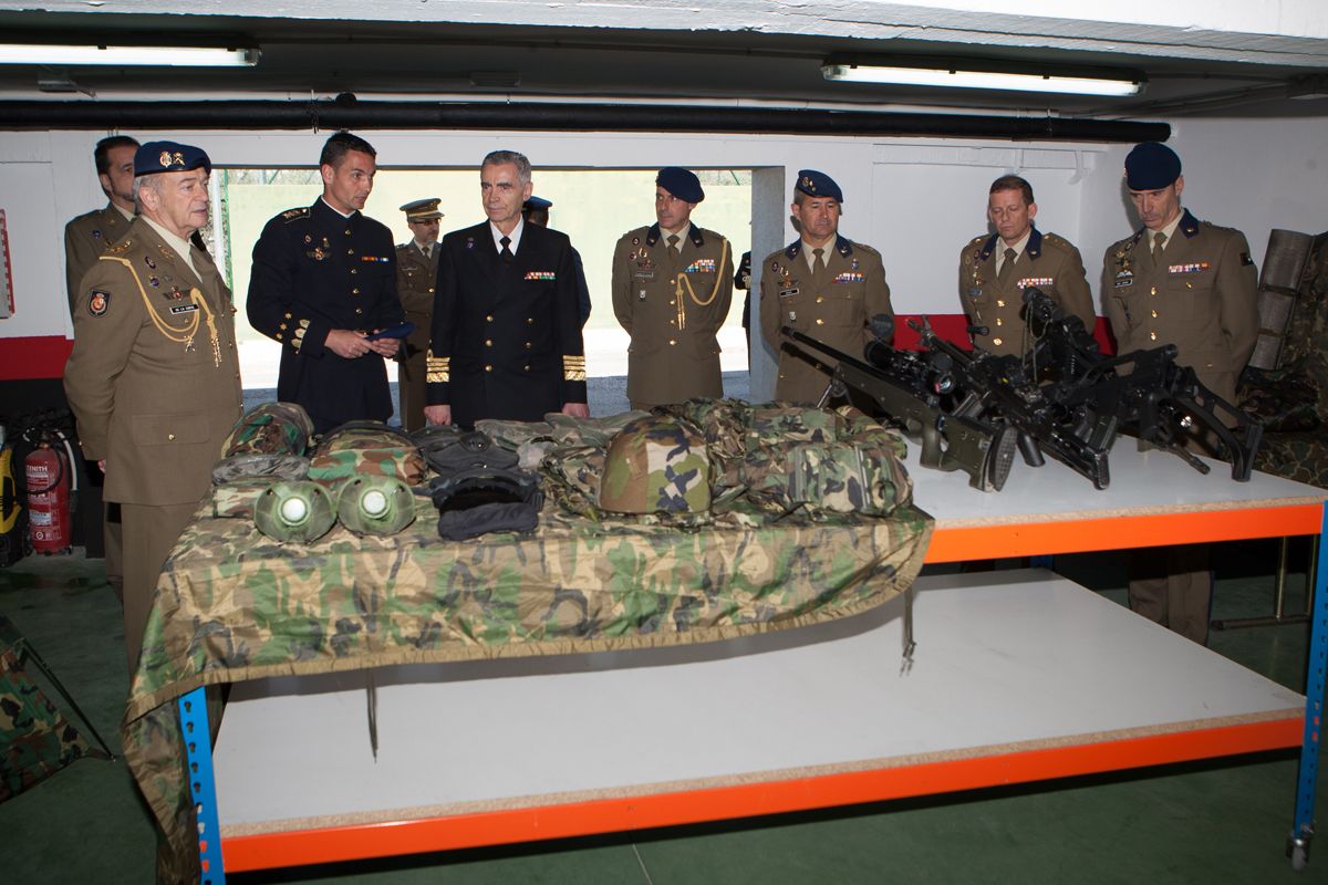 Exposición de material