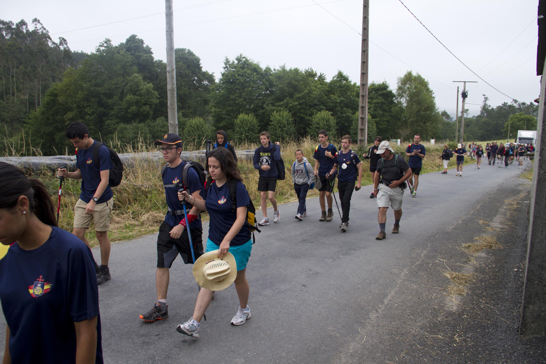 Peregrinación hacia Santiago de Compostela