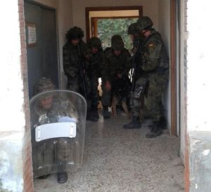 Instrucción Cía. 'Control Militar' en Bétera