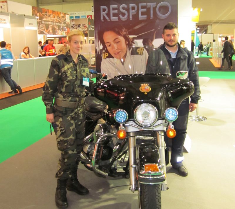 Guardias Reales en el recinto ferial de Madrid