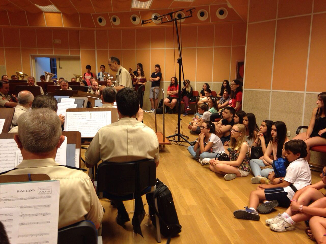 La agrupación dirigida por el coronel Blasco