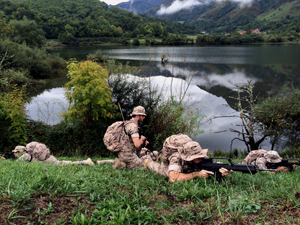 La Escuadrilla en plena instrucción