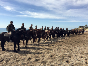 La Batería Real en la cala de Mijas
