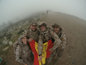 El Grupo de Apoyo haciendo cumbre en la Torrecilla