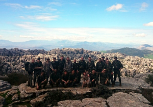 La Compañía de Alabarderos en El Torcal