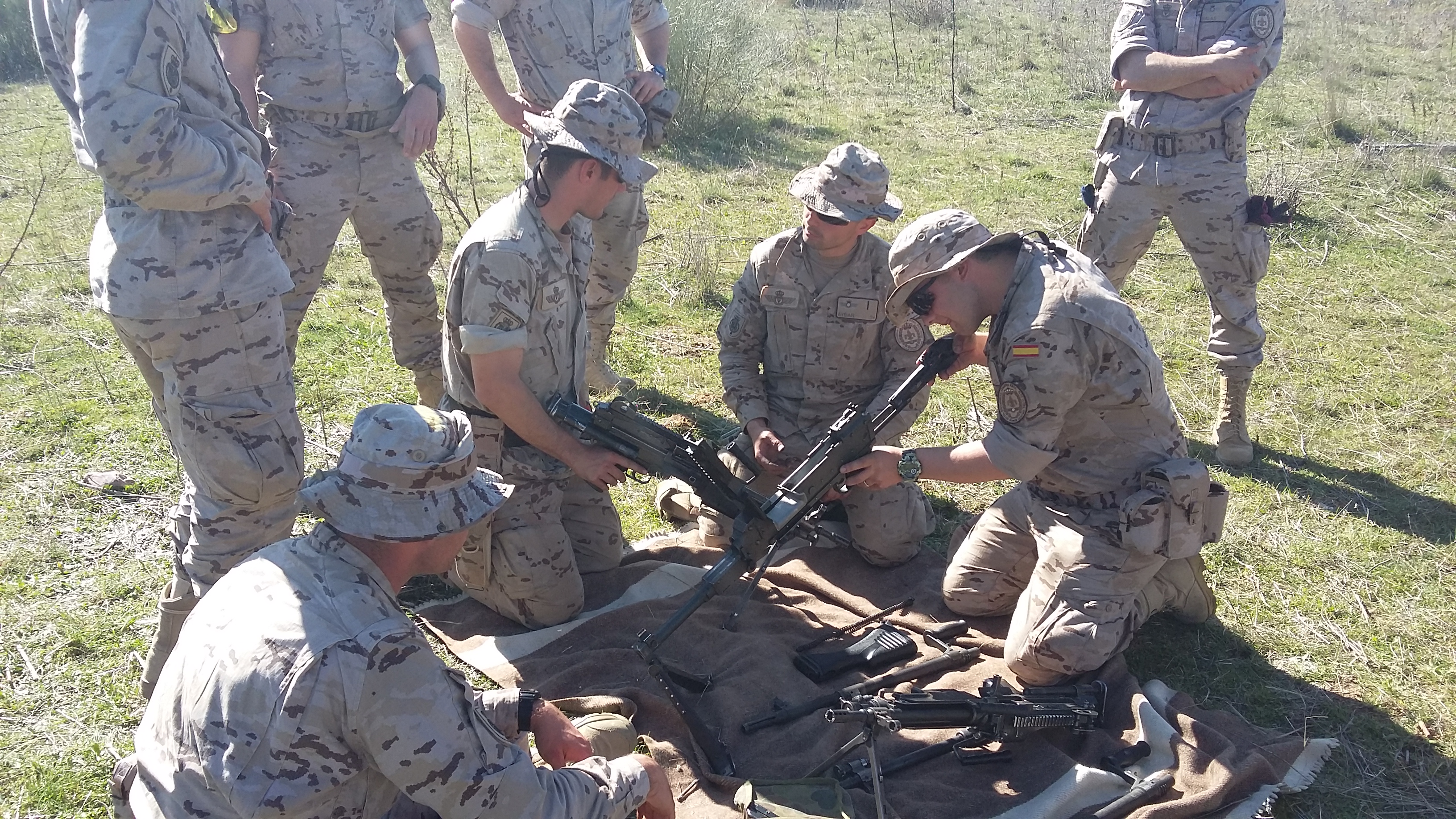 Preparando el armamento