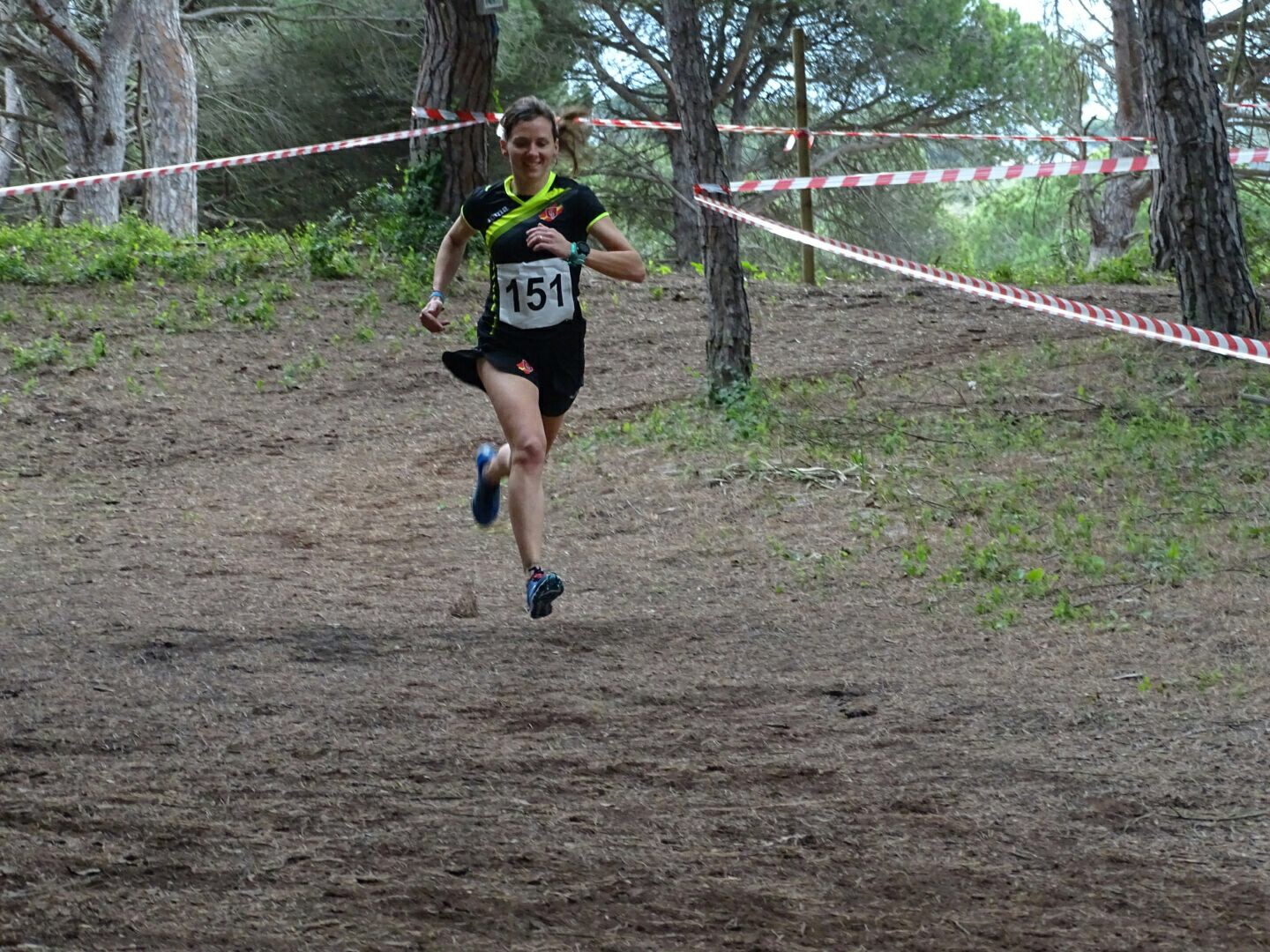 Instantanea durante su escapada en solitario