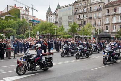 Desfile de la Sección de Motos