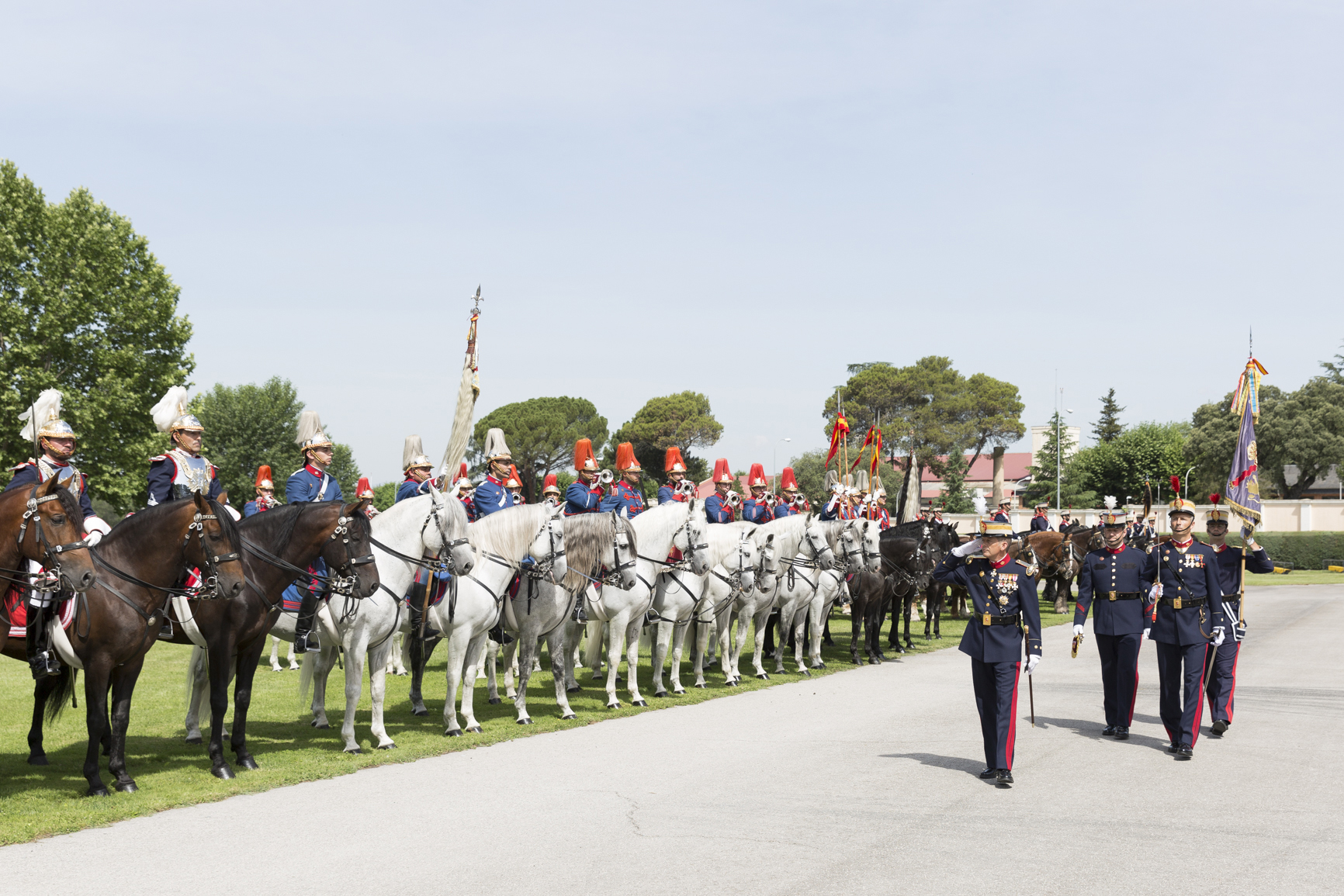 El acto estuvo presidido por el coronel jefe de la Guardia Real Eduardo Diz Monje 
