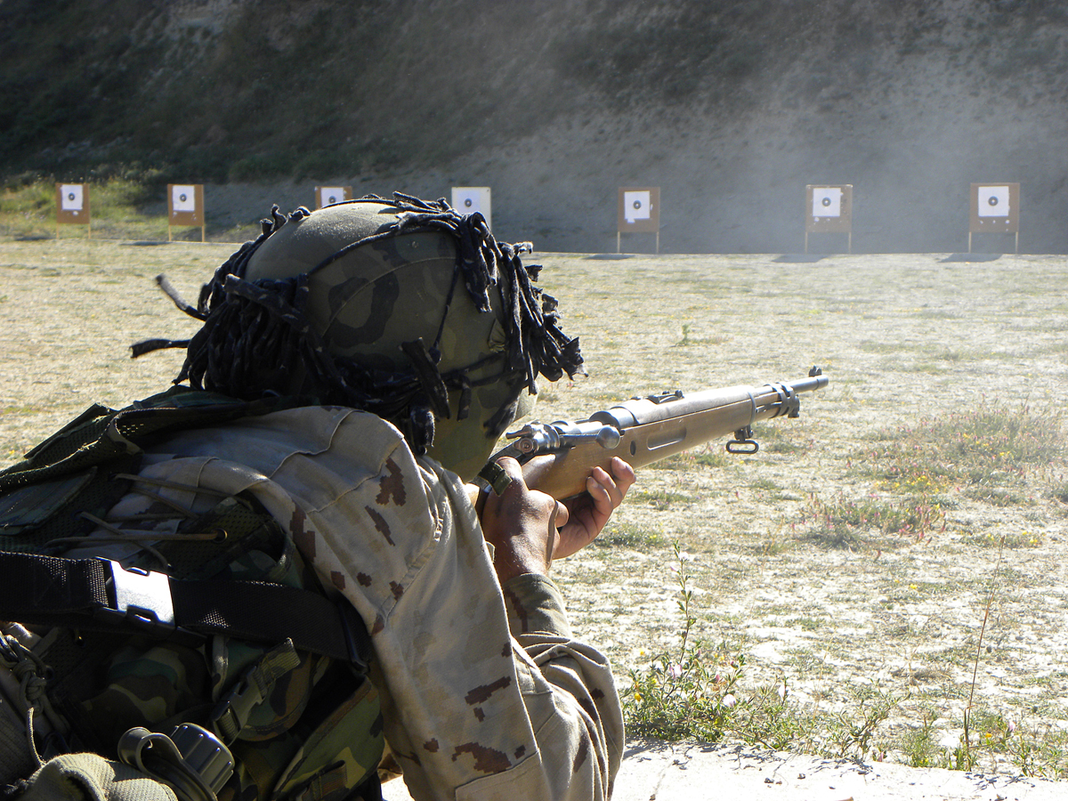 Ejercicio de tiro con fusil