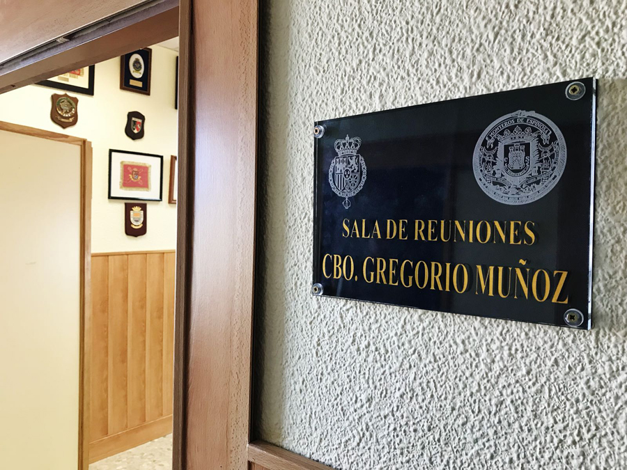 Sala de reuniones en la compañía “Monteros de Espinosa”