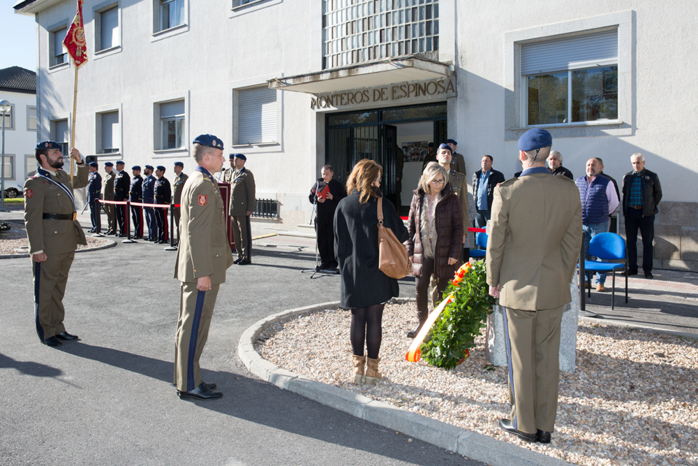 Acto de homenaje en el acuartelamiento “Príncipe de Asturias”