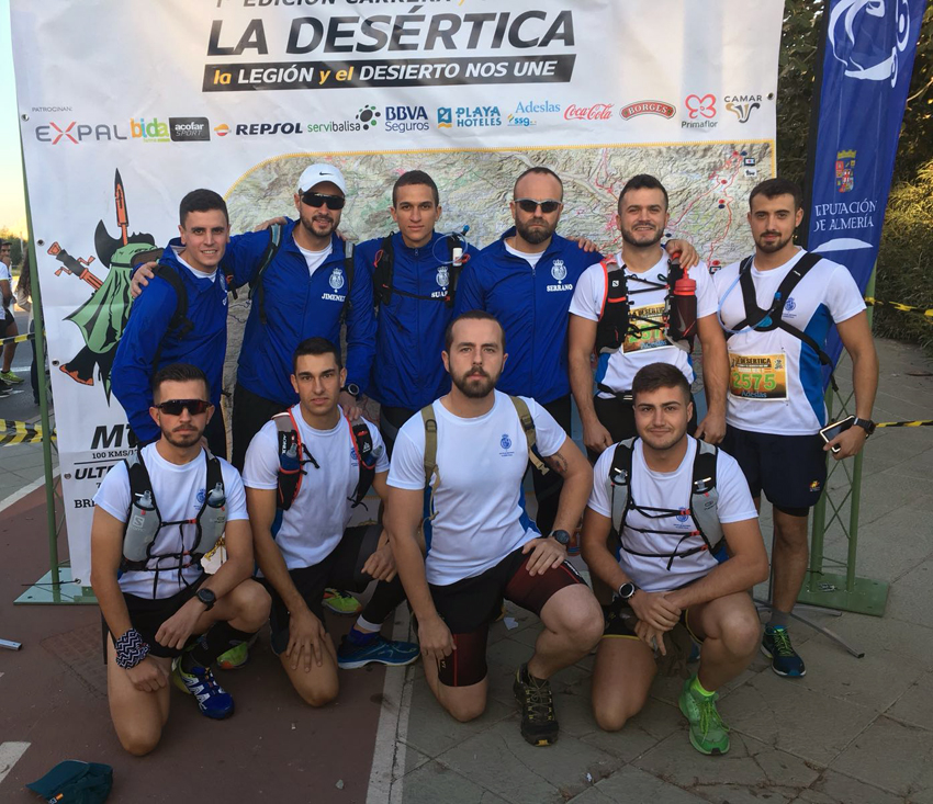 Equipo de la compañía “Monteros de Espinosa' del Grupo de Honores