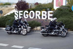 Entrada de la Sección de Motos en Segorbe