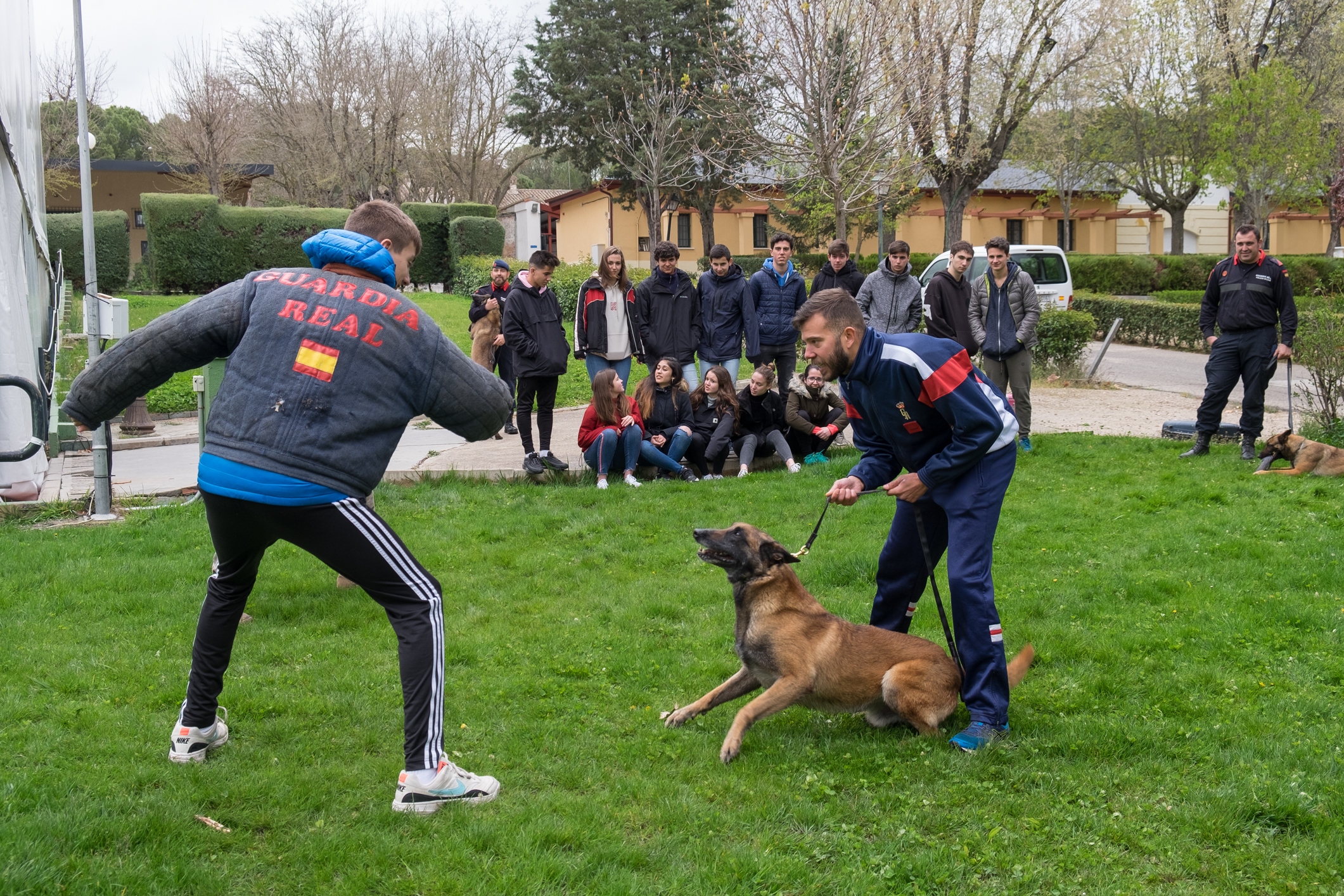 Los alumnos durante una de sus 'clases'
