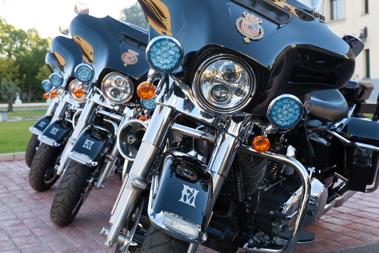 Harleys-Davidson de la Guardia Real
