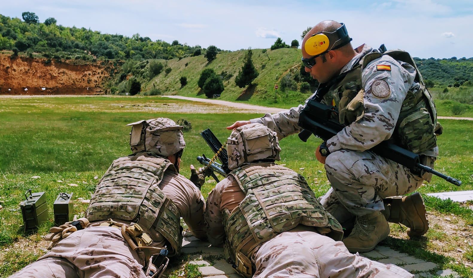 Ejercicio de tiro de la escuadrilla 'Plus Ultra'
