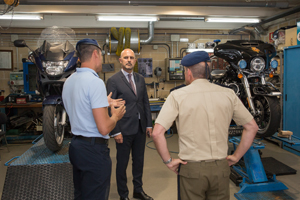 Visita al taller de motos