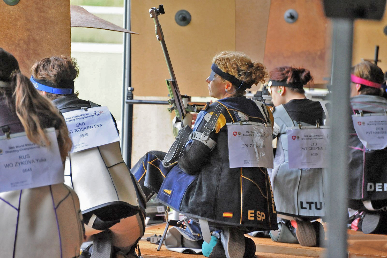 Instantanea durante la competición