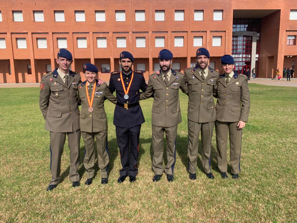 Equipo que representó a la Guardia Real en el Campeonato Nacional Militar de Campo a Través