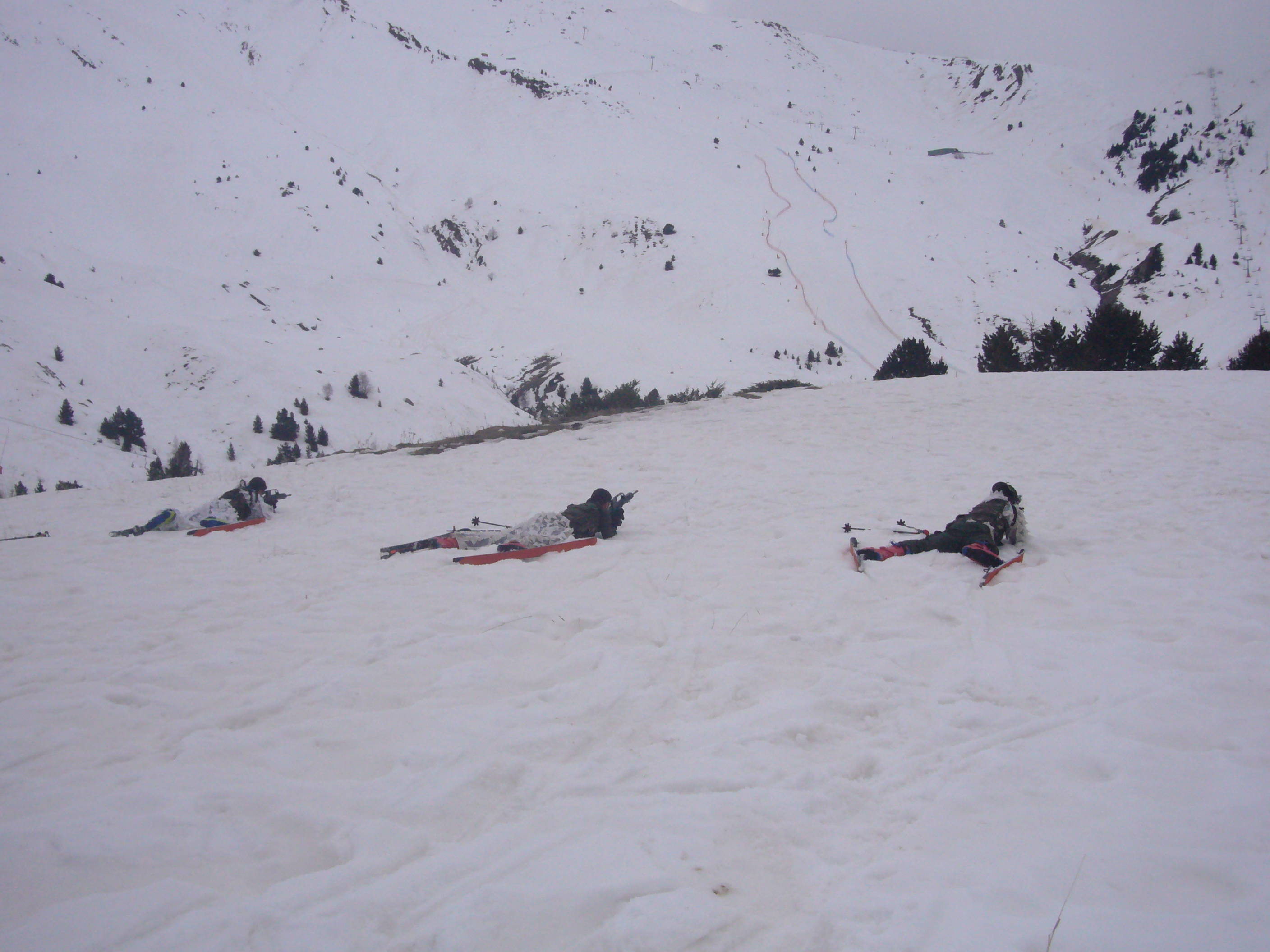 Un ejercicio táctico en montaña