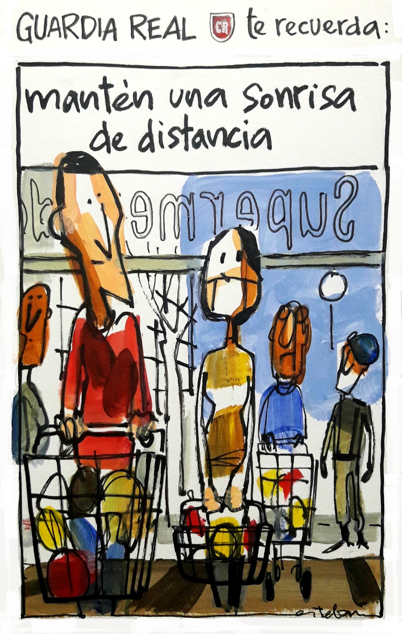 Mantén una sonrisa de distancia