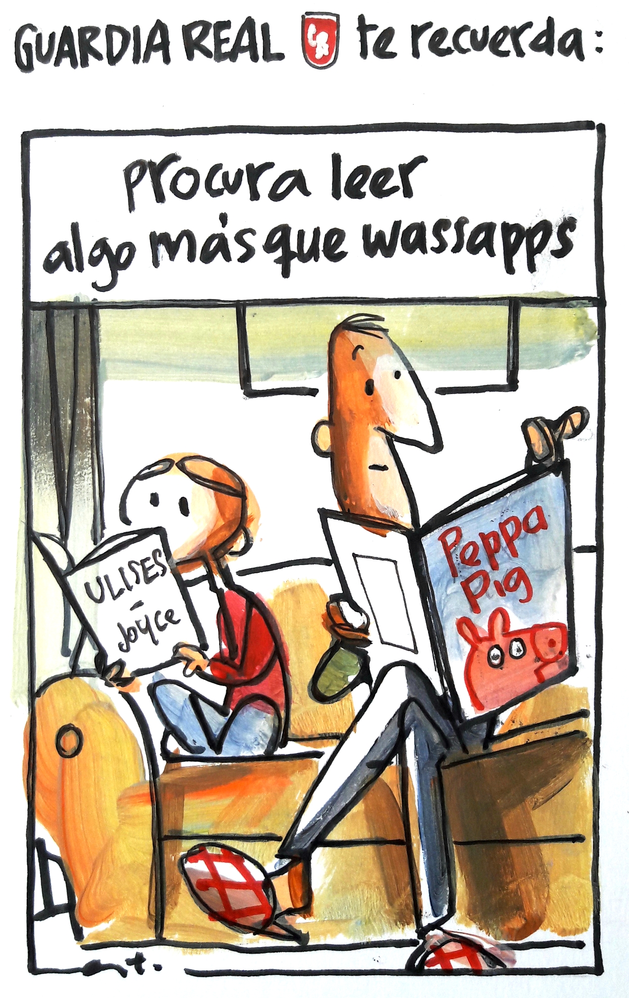 Lee en casa, te permite salir sin levantarte del sofá