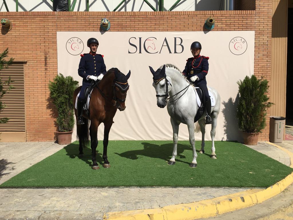 Los participantes de la Guardia Real en SICAB 2020