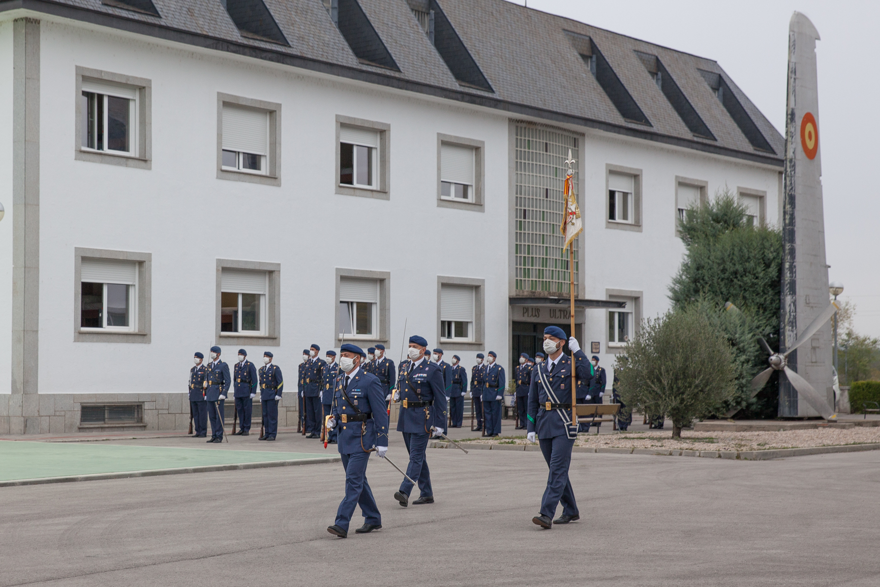 Inicio del acto de celebración del 40 aniversario de la escuadrilla